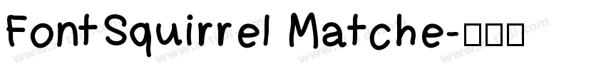 FontSquirrel Matche字体转换